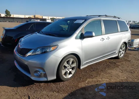 2013 Toyota Sienna Se 8 Passenger from USA, damaged, VIN 5TDXK3DC2DS289349